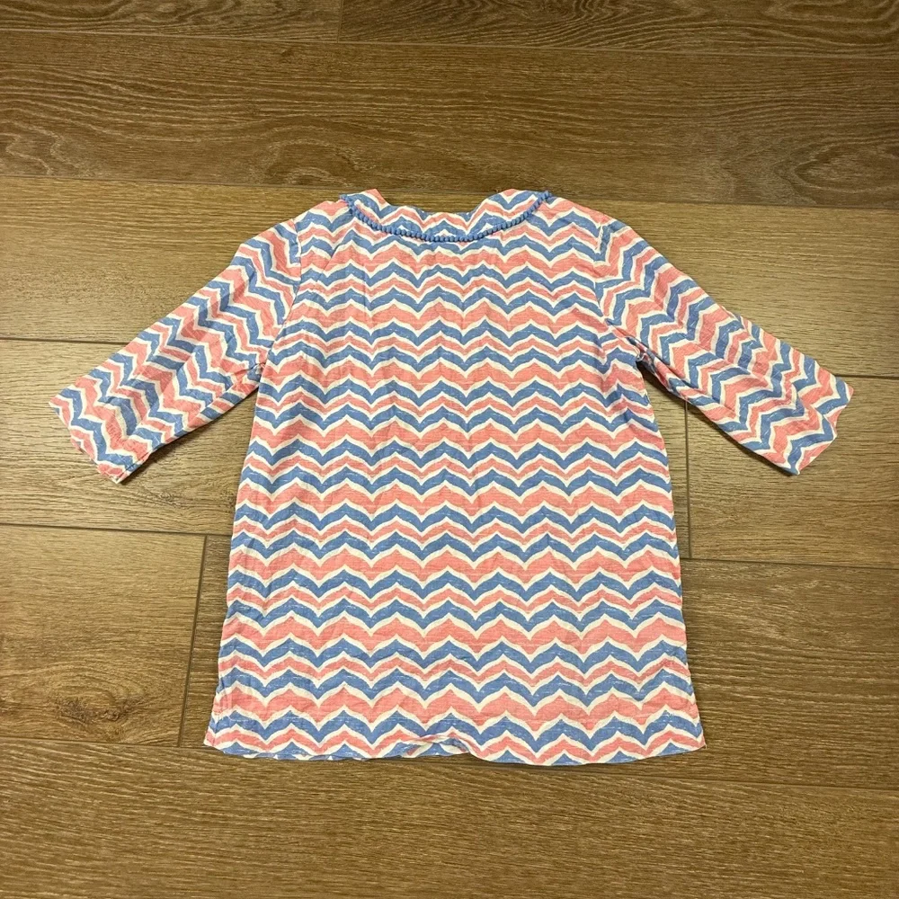 Vineyard Vines Girls Cover-Up, Pink/Blue XS Lightweight Beach Summer Swim, Dress - Picture 10 of 11